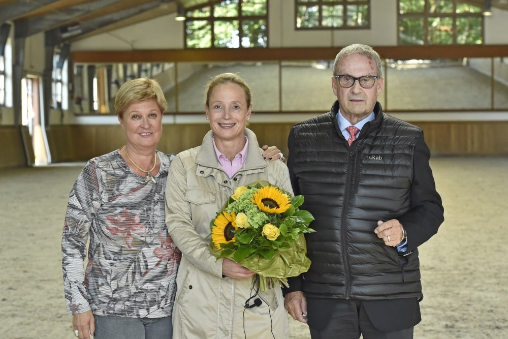 Isabell Werth erläutert Trainingsprinzipien auf Gestüt Vorwerk