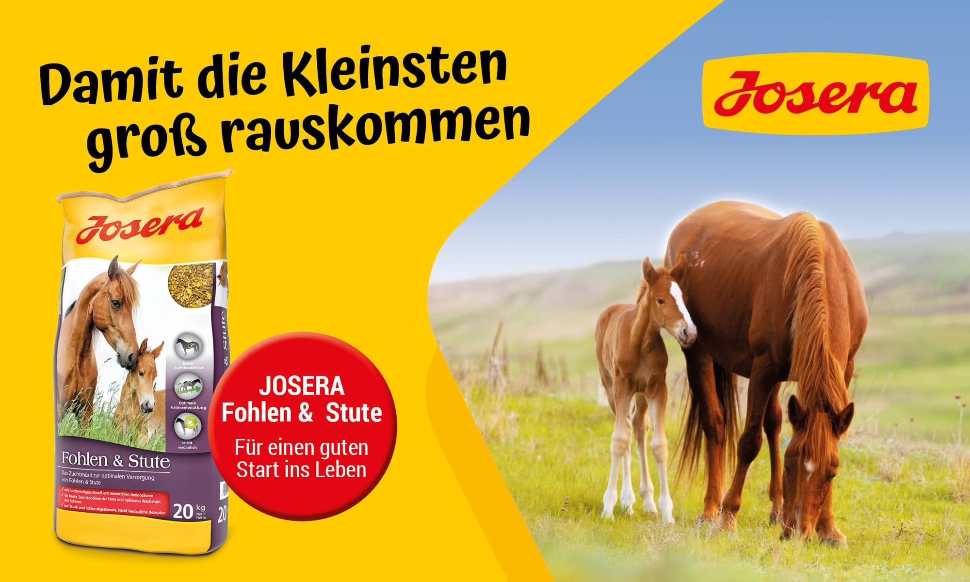 Jahresration JOSERA Fohlen & Stute